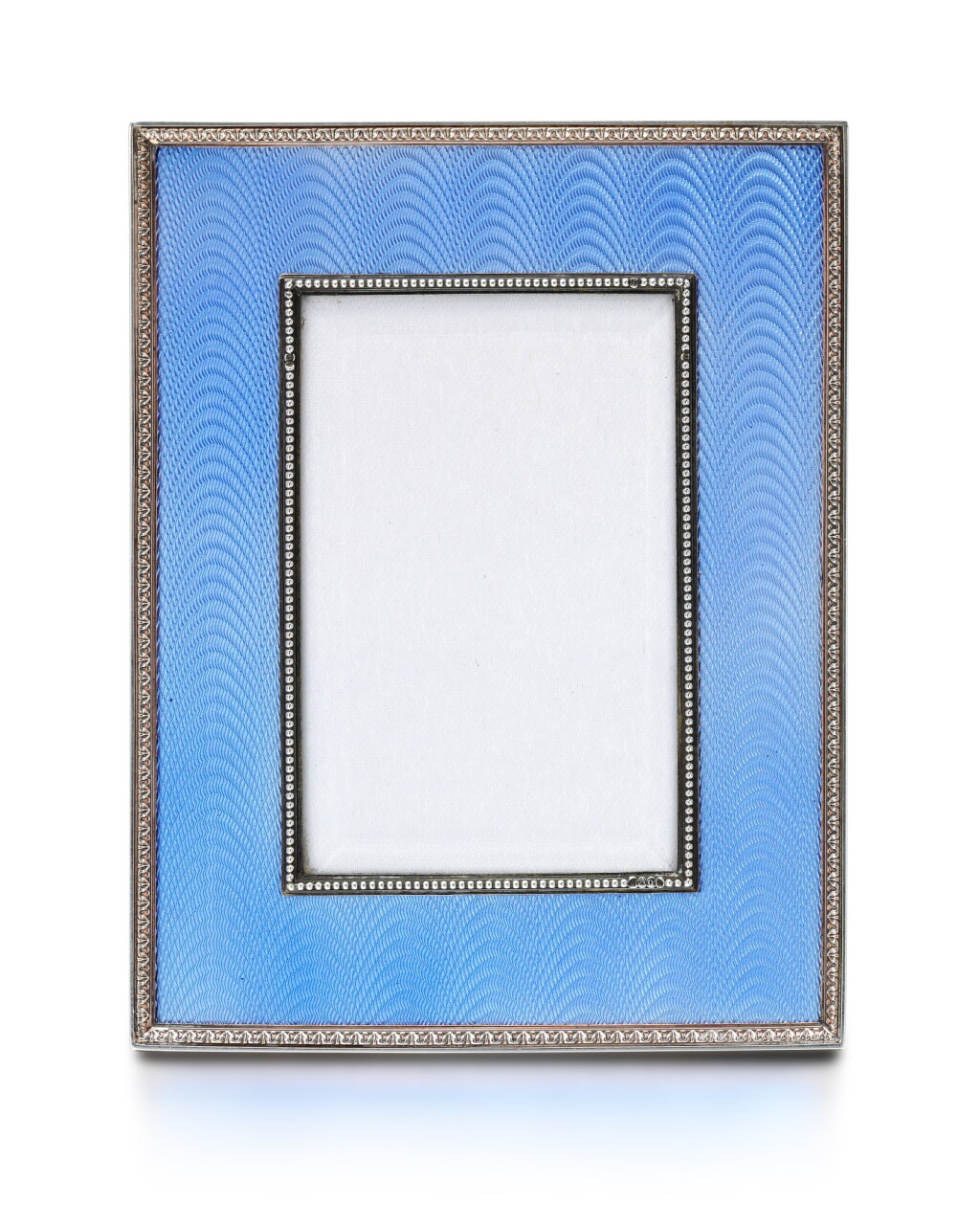 View full screen - View 1 of Lot 19. A FABERGÉ SILVER-GILT AND GUILLOCHÉ ENAMEL FRAME, WORKMASTER ANDERS (ANTTI) NEVALAINEN, ST PETERSBURG, 1908-1917.