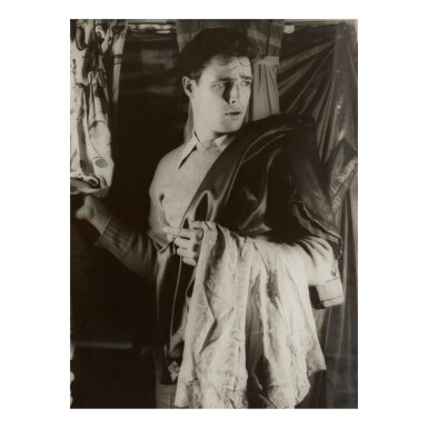 View full screen - View 1 of Lot 75. CARL VAN VECHTEN | MARLON BRANDO AS STANLEY KOWALSKI IN "STREETCAR NAMED DESIRE".