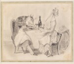 Scènes de la vie privée et publique des animaux. Paris, 1842.. Rel. de Chambolle-Duru. Avec un dessin original.