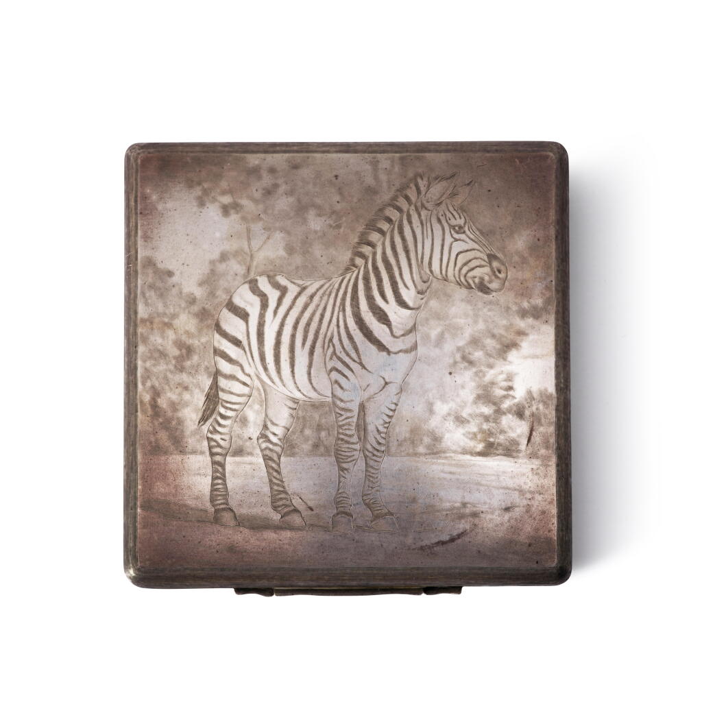View full screen - View 1 of Lot 18. An Italian Silver Personalized Box, Mario Buccellati, Dated 1958.
