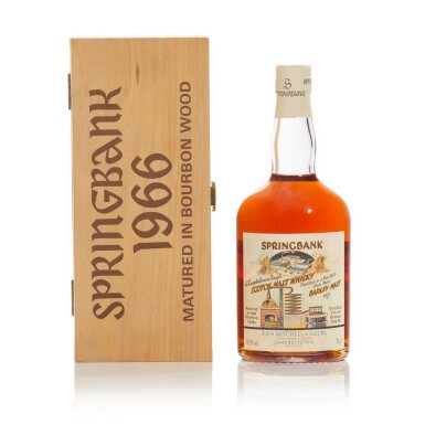 View full screen - View 1 of Lot 416. Springbank Local Barley 32 Year Old 54.2 abv 1966 (1 BT70).