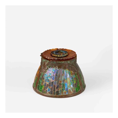 View full screen - View 1 of Lot 502. “Poppy” Mosaic Inkstand.