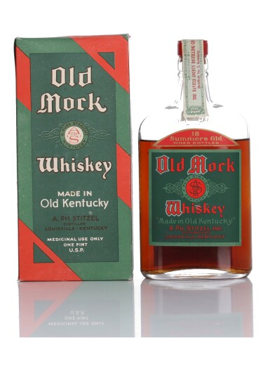 View full screen - View 1 of Lot 164. Old Mock 18 Year Old 100 Proof 1916 (1 Pint).