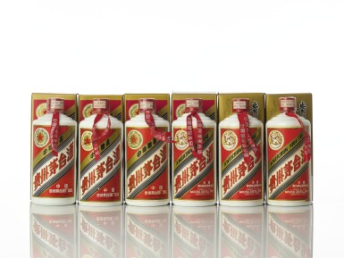 View full screen - View 1 of Lot 5433. 1998年產貴州茅台酒 Kweichow Moutai 1998 (6 BT50).