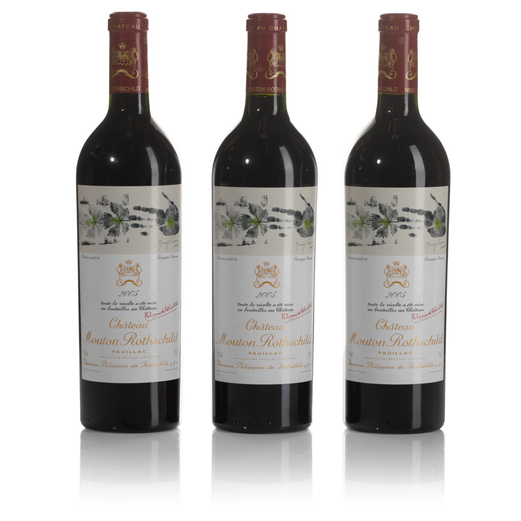 View full screen - View 1 of Lot 156. Château Mouton Rothschild 2005 (6 BT).