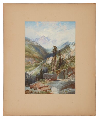 View full screen - View 1 of Lot 35. Hayden, Thomas and Moran, Ferdinand | Stunning chromolithographs of Yellowstone and the West.