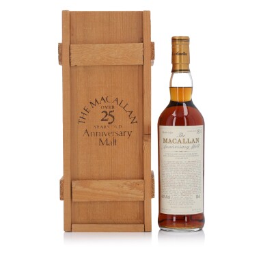 View full screen - View 1 of Lot 21. The Macallan 25 Year Old Anniversary Malt 43.0 abv 1967 (1 Bottle 70cl).