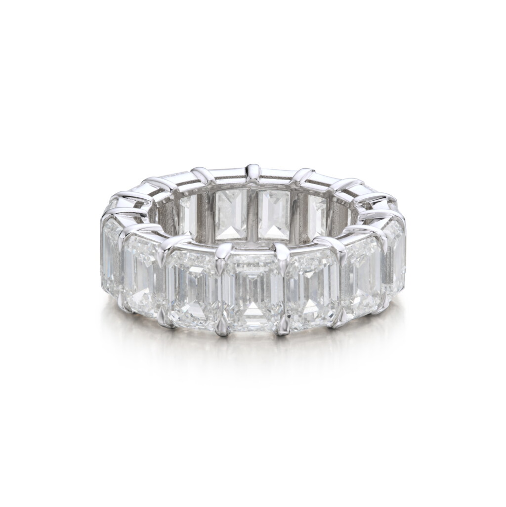 View full screen - View 1 of Lot 265. Diamond Band Ring.