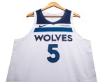 Anthony Edwards Minnesota Timberwolves 2024-2025 Emirates NBA Cup Game Worn Association Edition Jersey