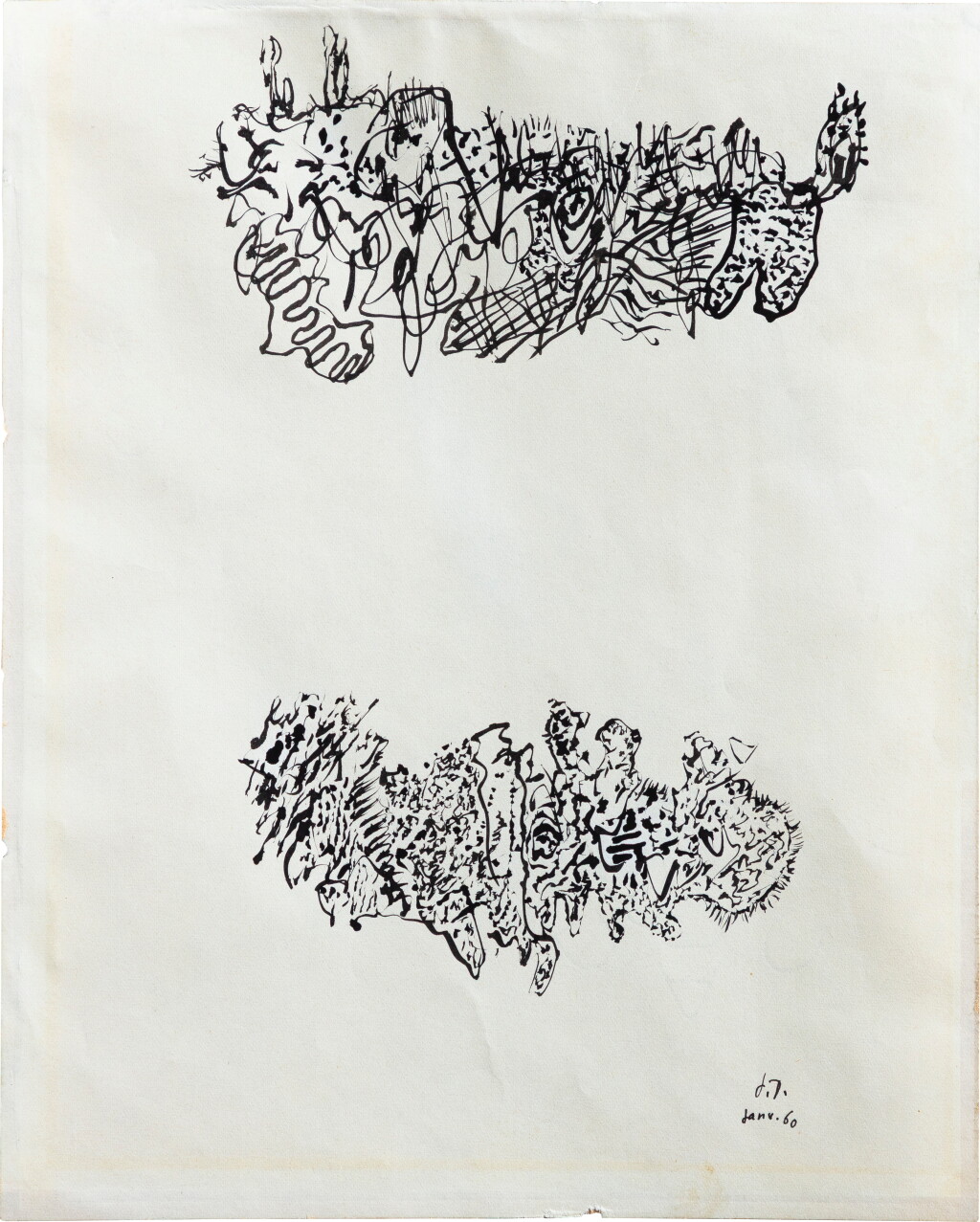 View full screen - View 1 of Lot 184. Deux motifs peu clairs.