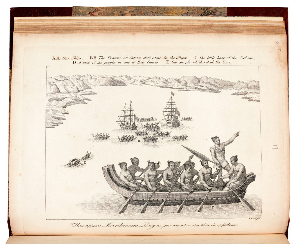 View full screen - View 1 of Lot 74. James Burney| A Chronological History of the Discoveries in the South Sea or Pacific Ocean. 1803-1817. 5 volumes.