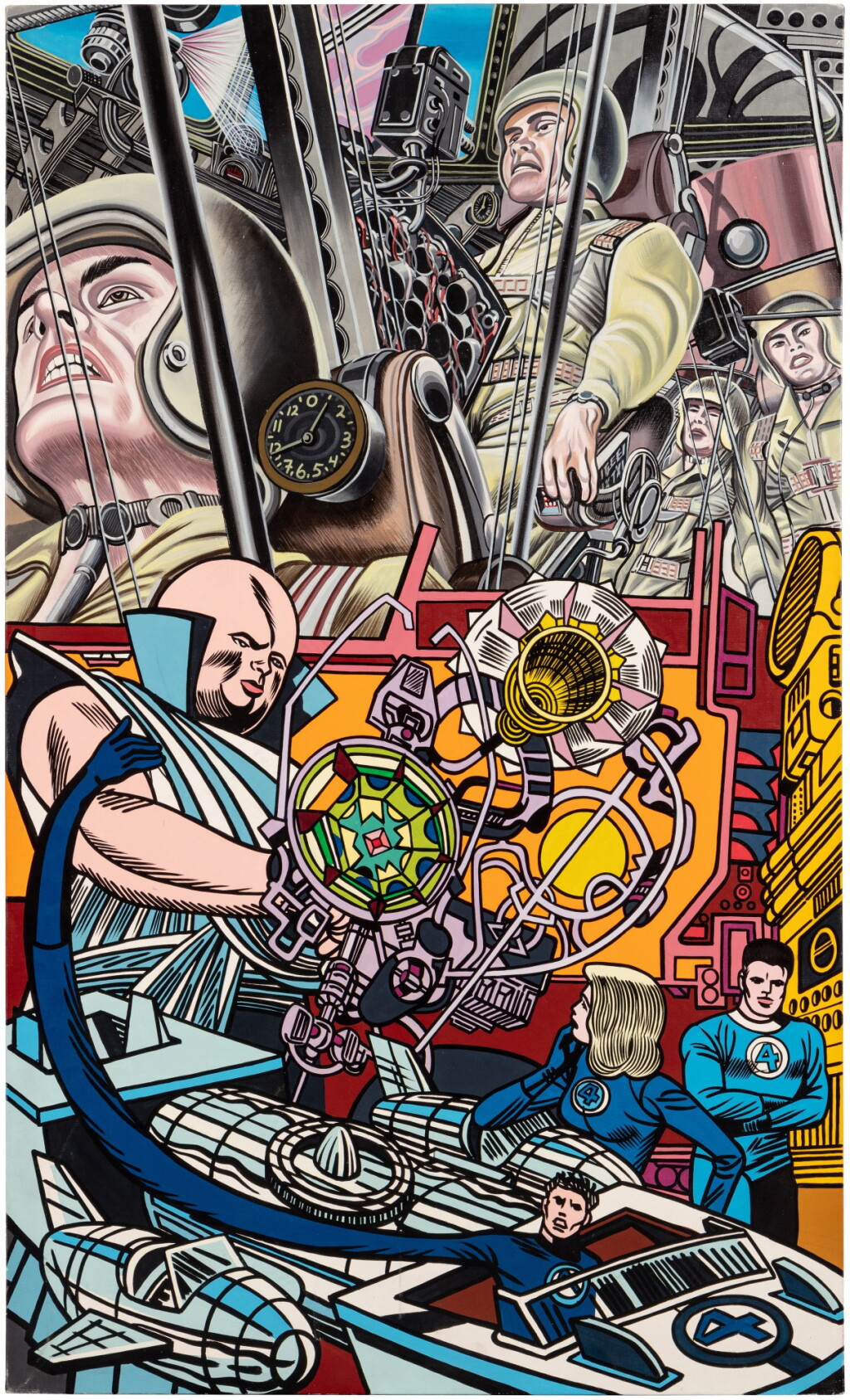 View full screen - View 1 of Lot 131. Reentry, Série Spatiale (Hommage à Robert Mc Call).