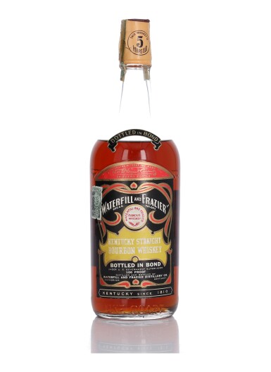 View full screen - View 1 of Lot 293. Waterfill & Frazier 5 Year Old 100 Proof 1936 (1 Bottle 4/5 Quart).