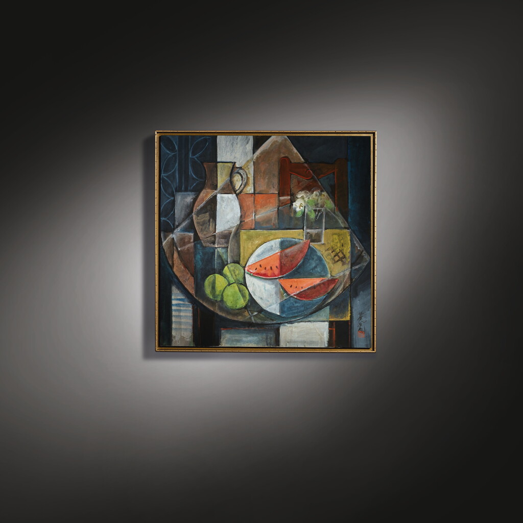 View full screen - View 1 of Lot 1011. LIN FENGMIAN 林風眠 | STILL LIFE 立體靜物.