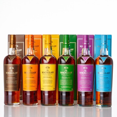 View full screen - View 1 of Lot 6183. The Macallan Edition No. 1 - 6 NV (1 BT).