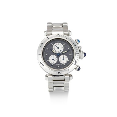Cartier Pasha Reference 1352 A Stainless Steel Chronograph Wristwatch With Date And Bracelet Circa 2000 Watches Weekly Hong Kong2020 Sotheby S