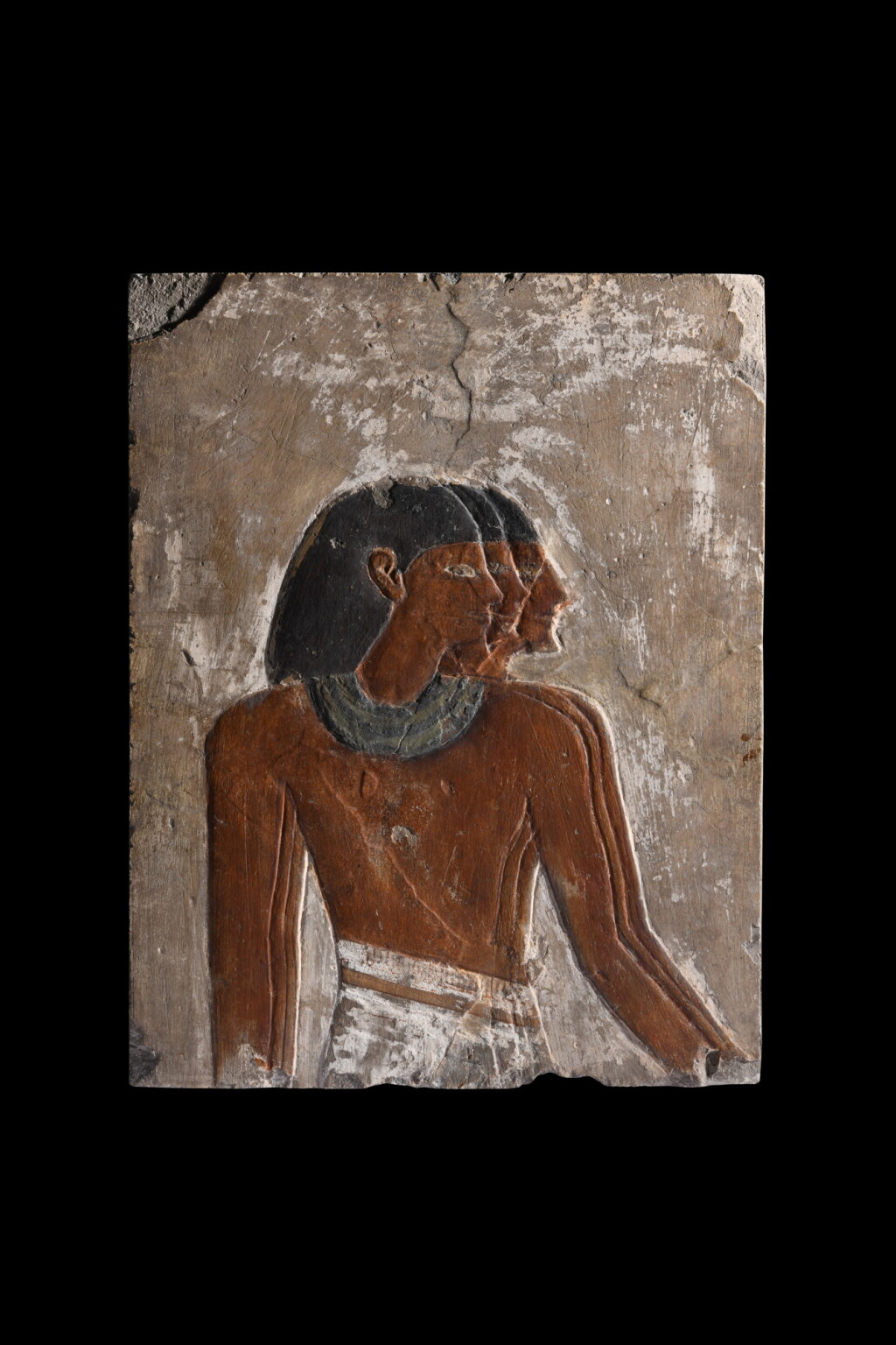 View full screen - View 1 of Lot 403. An Egyptian Limestone Relief Fragment, 18th Dynasty, reign of Tuthmosis III, 1479-1426 B.C..