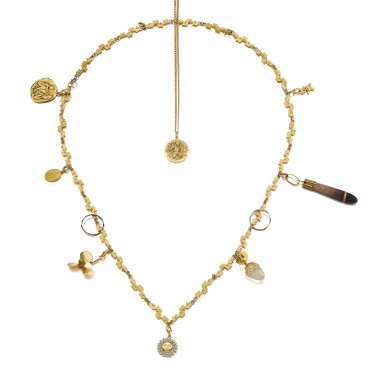 View full screen - View 1 of Lot 231. Group of necklaces and pendants .