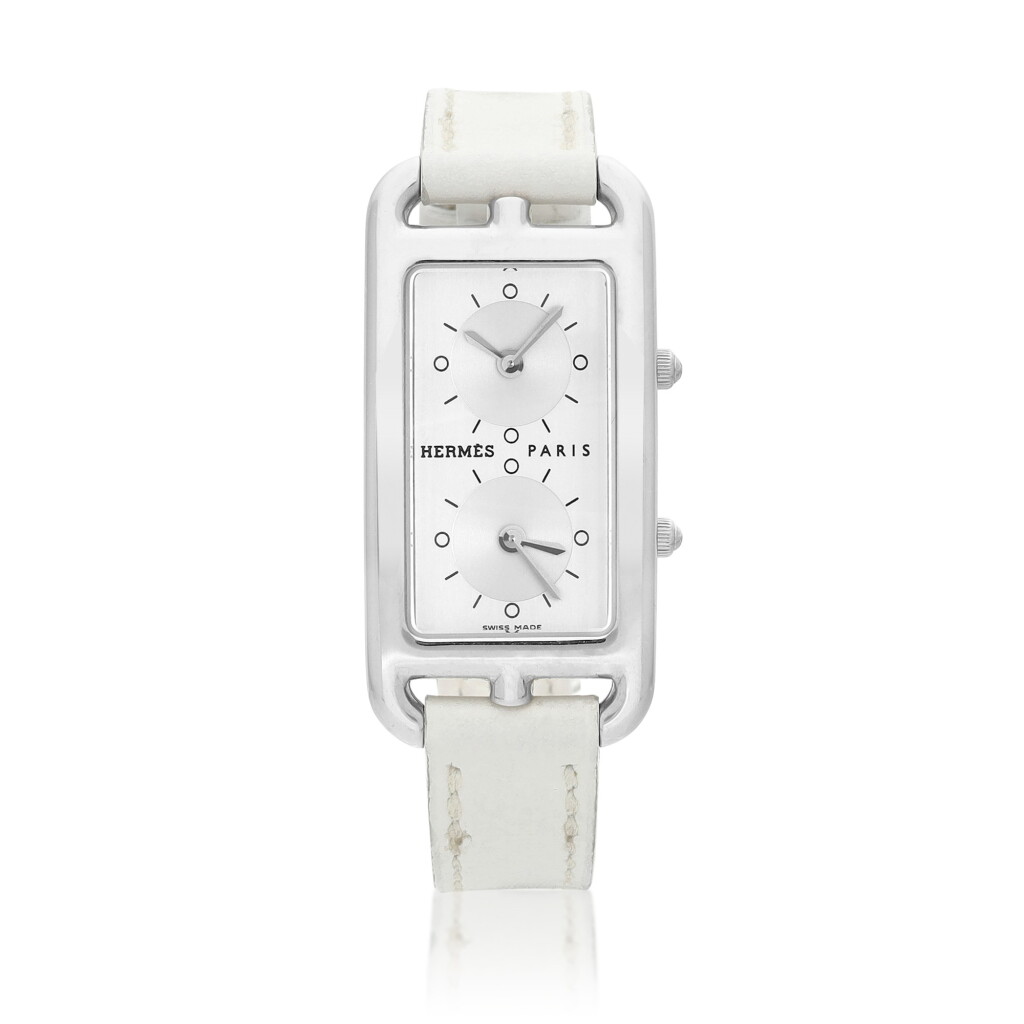 View full screen - View 1 of Lot 8263. Cape Cod, Reference CC3-210 | A stainless steel dual time zone wristwatch, Circa 2010 | 愛馬仕 | Cape Cod 型號CC3-210 | 精鋼兩地時間腕錶,約2010年製.