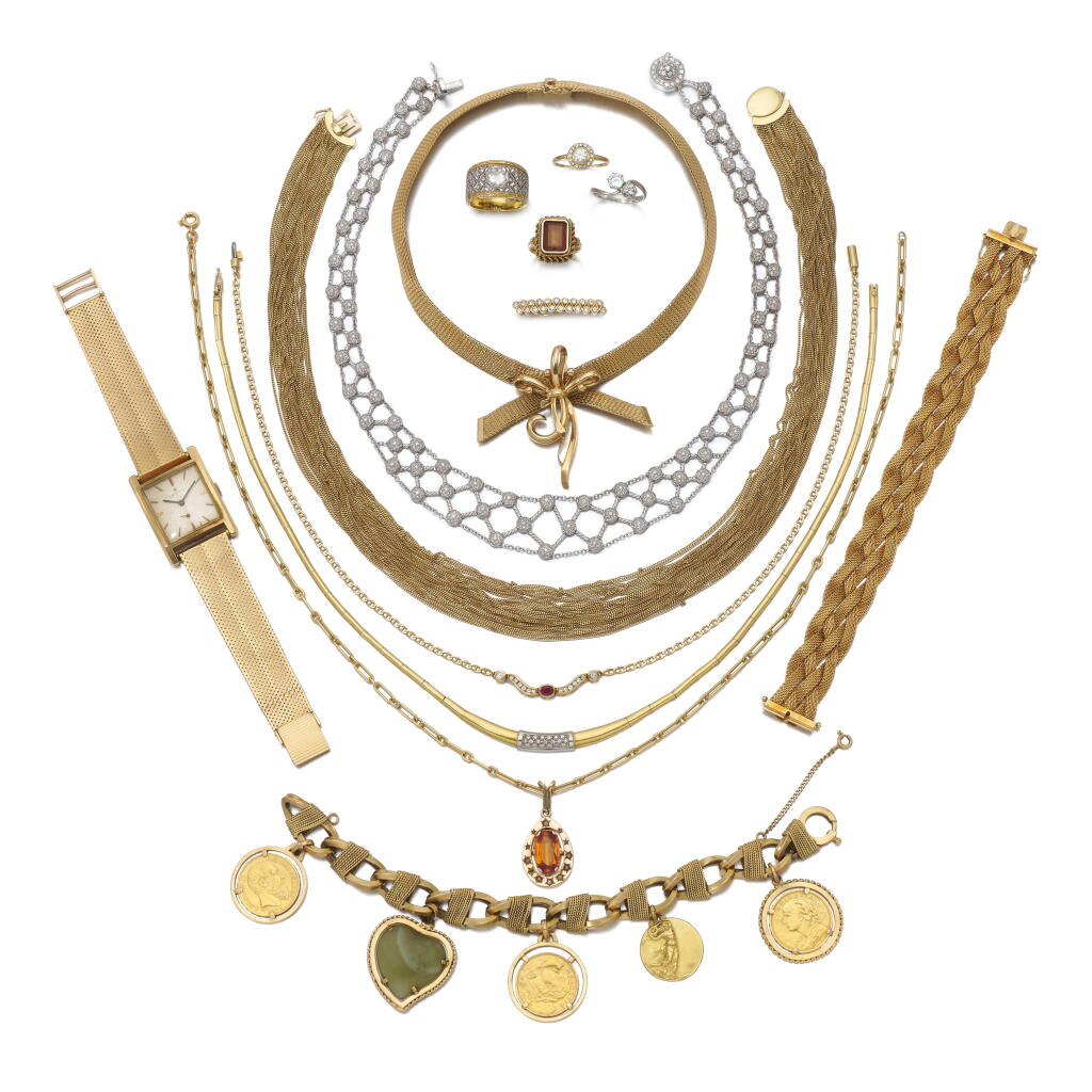 View full screen - View 1 of Lot 67. Jewelry collection | Collezione di gioielli.