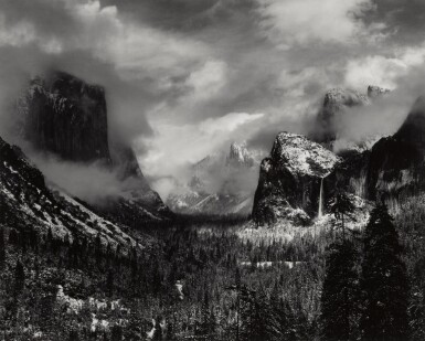 View full screen - View 1 of Lot 45. 'Clearing Winter Storm, Yosemite Valley'.