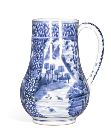View full screen - View 1 of Lot 87. AN ARITA TANKARD, EDO PERIOD, LATE 17TH CENTURY.