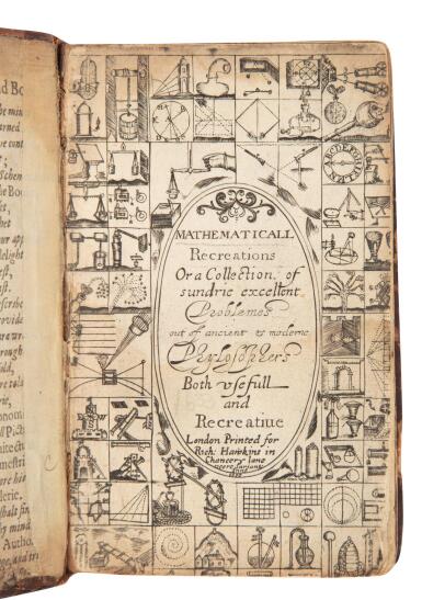 View full screen - View 1 of Lot 409. Leurechon, Jean | Fun with numbers.