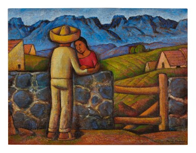 全螢幕檢視 - 查看99ALFREDO RAMOS MARTÍNEZ | LOS NOVIOS (THE SWEETHEARTS)的1