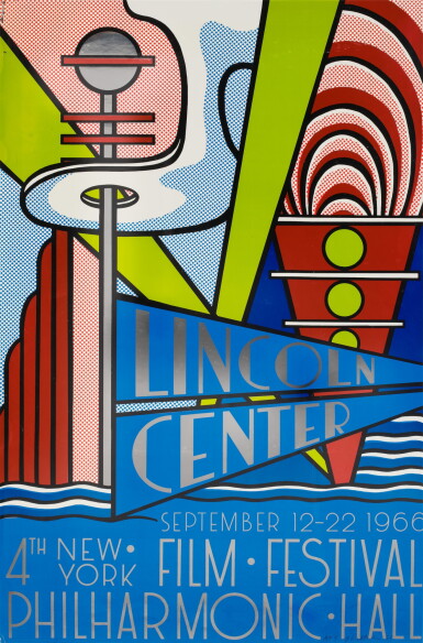 View full screen - View 1 of Lot 607. Lincoln Center Deluxe Poster.