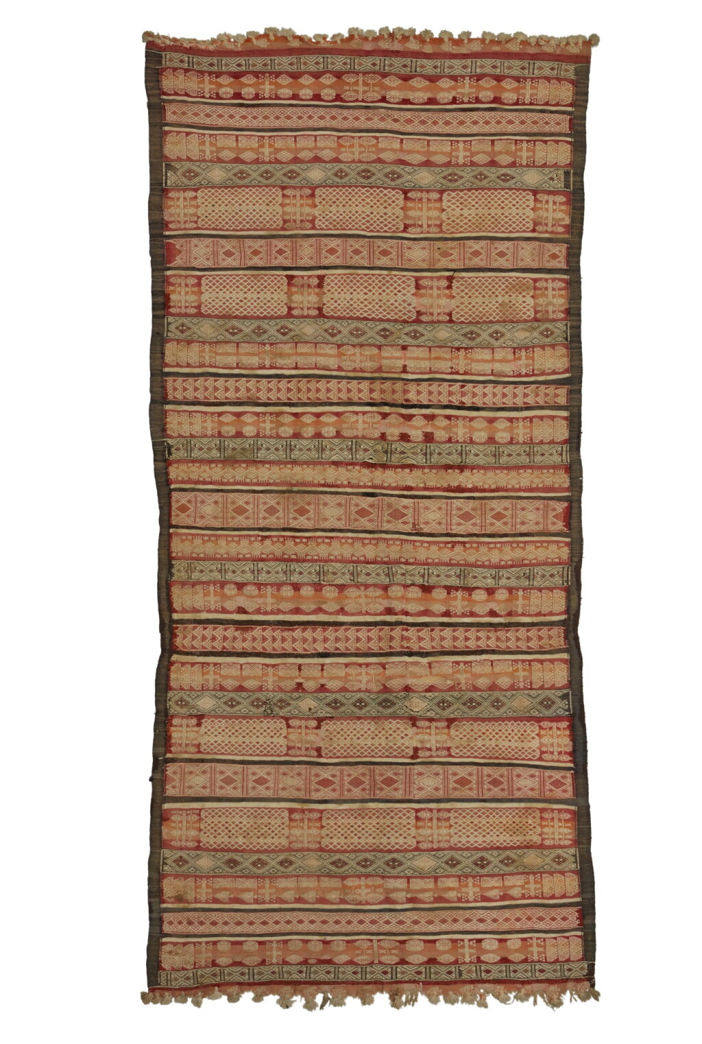 View full screen - View 1 of Lot 15. An Anatolian Cicim together with an Azerbaijan kilim and an Indian Dhurrie , early 20th century.