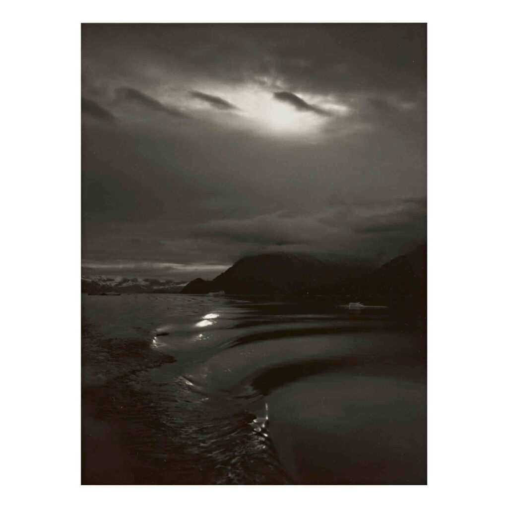 View full screen - View 1 of Lot 99. 'Evening, Glacier Bay, Alaska'.