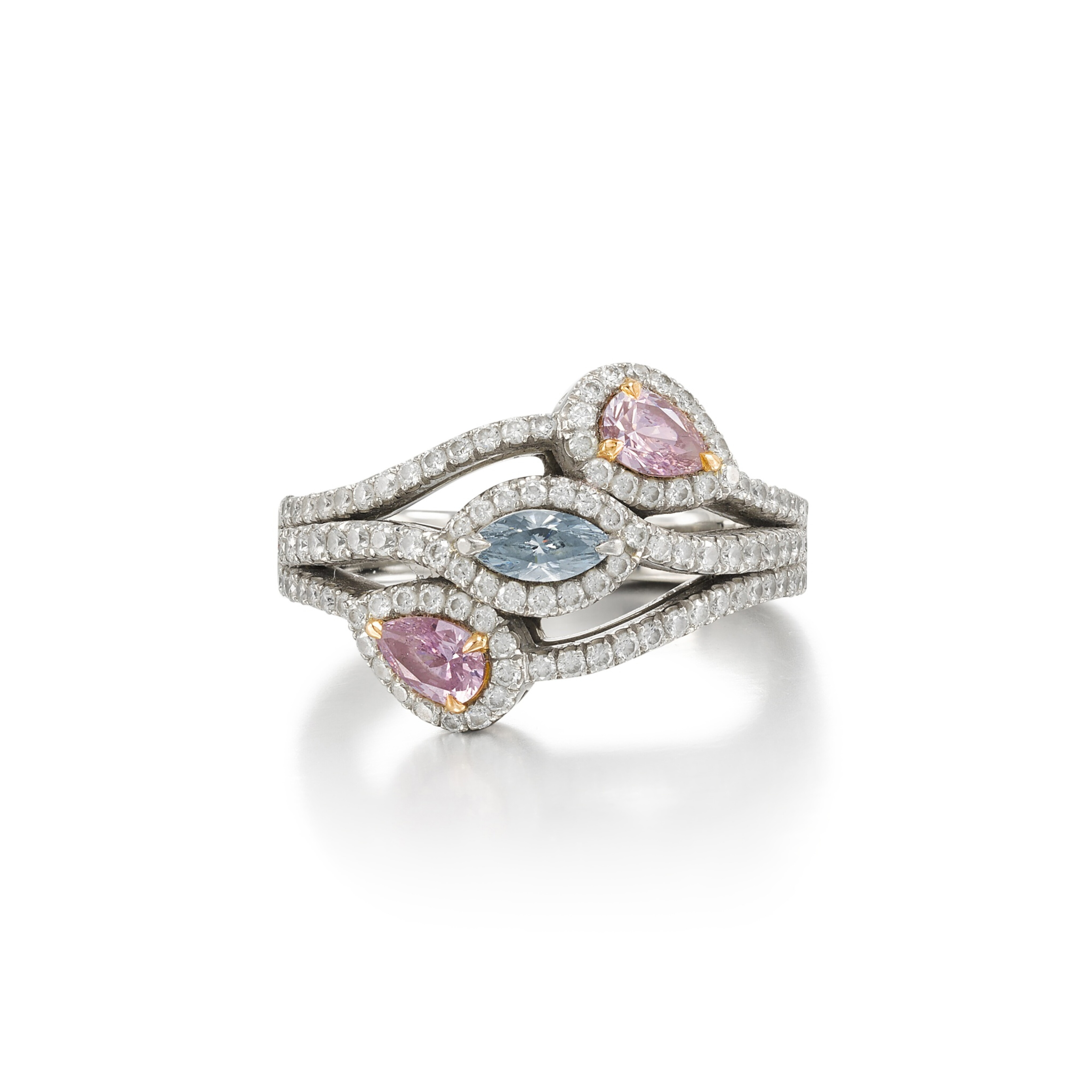 Coloured Diamonds Rings Fancy Coloured Diamond And Diamond Ring | Fine Jewelry | 2025 | Sotheby's