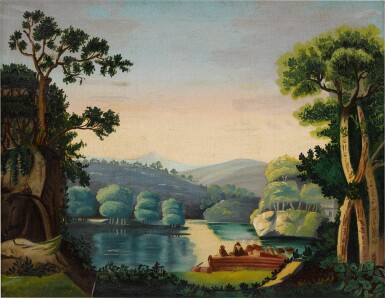 View full screen - View 1 of Lot 1636. Hudson River Landscape.