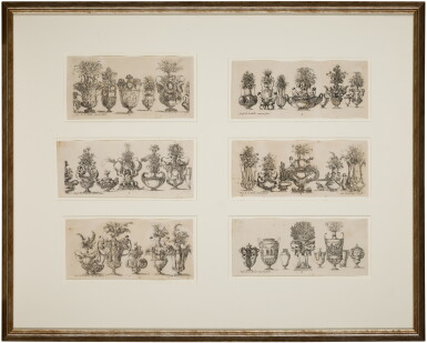 View full screen - View 1 of Lot 322. Raccolta di vasi diversi (De Vesme 1045-1050).