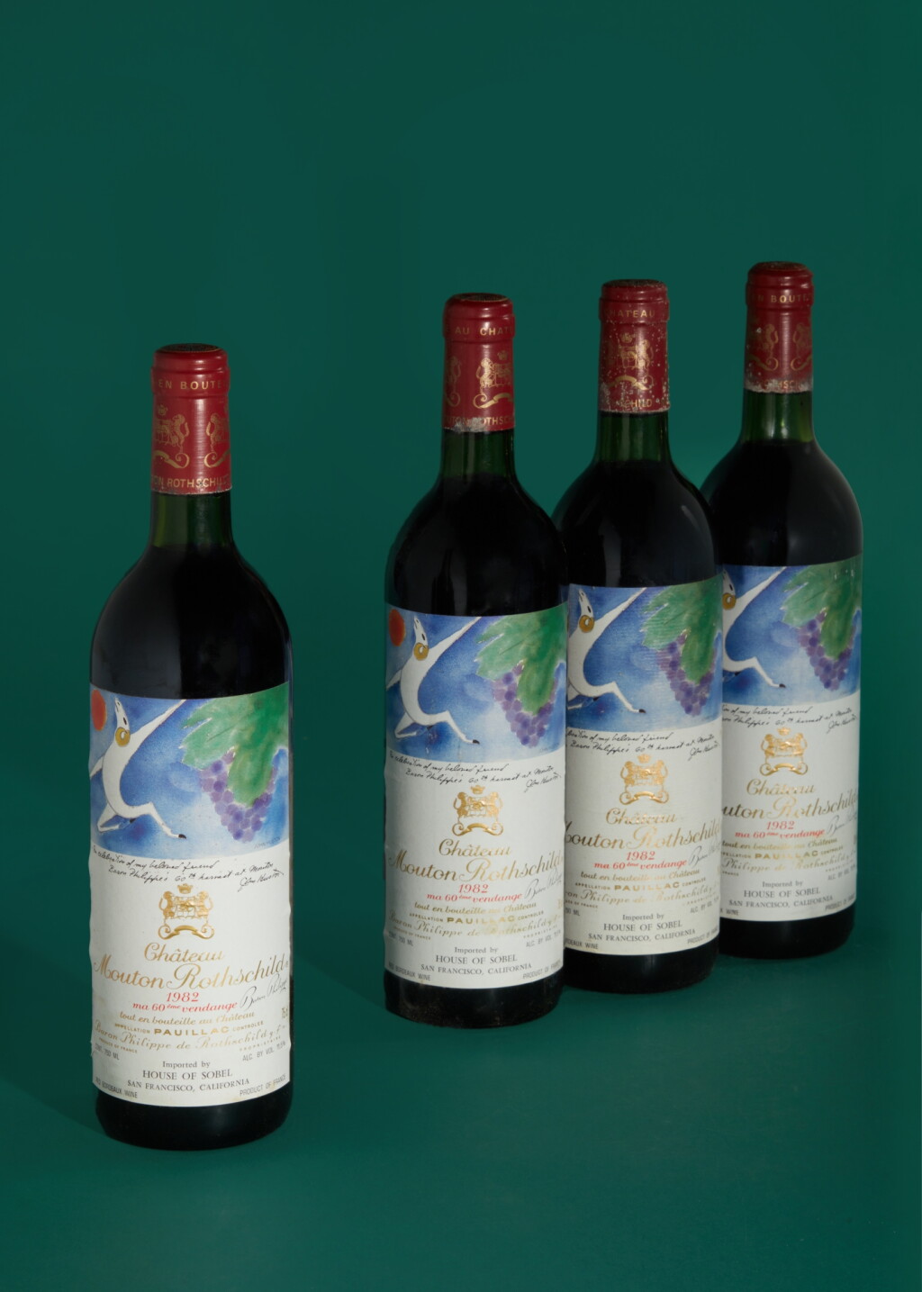 View full screen - View 1 of Lot 85. Château Mouton Rothschild 1982 (12 BT).