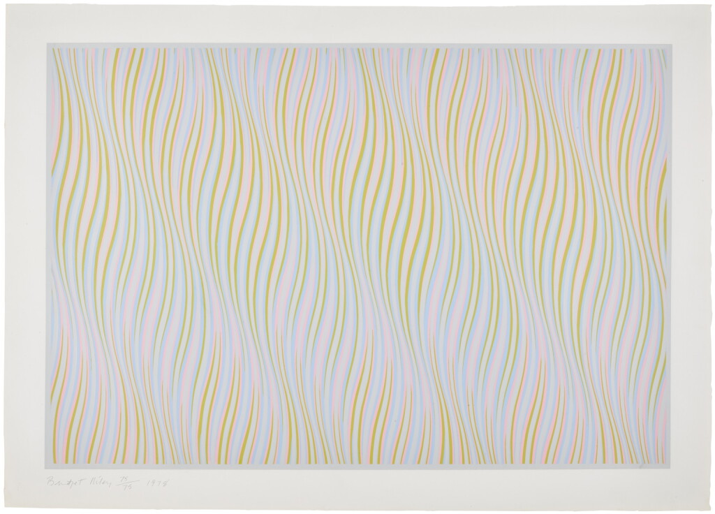 View full screen - View 1 of Lot 665. BRIDGET RILEY | UNTITLED (ROSE) (SCHUBERT 27).