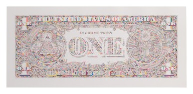 View full screen - View 1 of Lot 44. TOM FRIEDMAN | UNTITLED (DOLLAR BILL BACK).