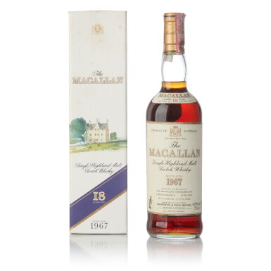 View full screen - View 1 of Lot 15. The Macallan 18 Year Old Sherry Oak 43.0 abv 1967 (1 Bottle 75cl).
