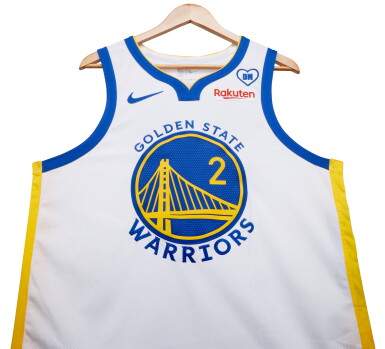 View full screen - View 1 of Lot 113. Brandin Podziemski Golden State Warriors 2023-2024 Game Worn Association Edition Jersey.