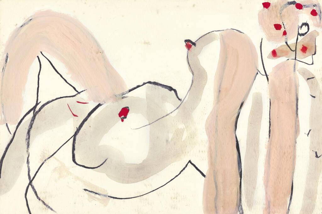 View full screen - View 1 of Lot 204. ROGER HILTON | NUDE.