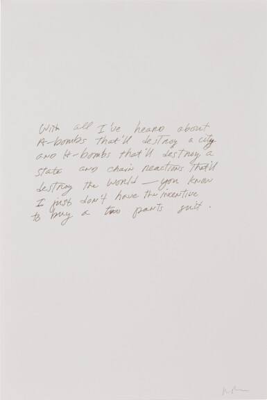 View full screen - View 1 of Lot 48. Untitled (Joke).