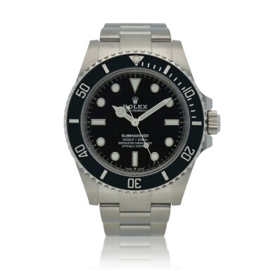 View full screen - View 1 of Lot 37. Submariner, Ref. 124060 Stainless steel wristwatch with date and bracelet Circa 2020.