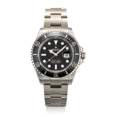 View full screen - View 1 of Lot 606. ROLEX | SEA-DWELLER, REFERENCE 126600, A STAINLESS STEEL WRISTWATCH WITH DATE AND BRACELET, CIRCA 2019.