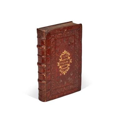 View full screen - View 1 of Lot 134. Gaigny, In omnes divi Pauli epistolas scholia, Paris, 1543, blind-tooled morocco by the Pflug & Ebeleben Binder for "F.A.N.G.B".