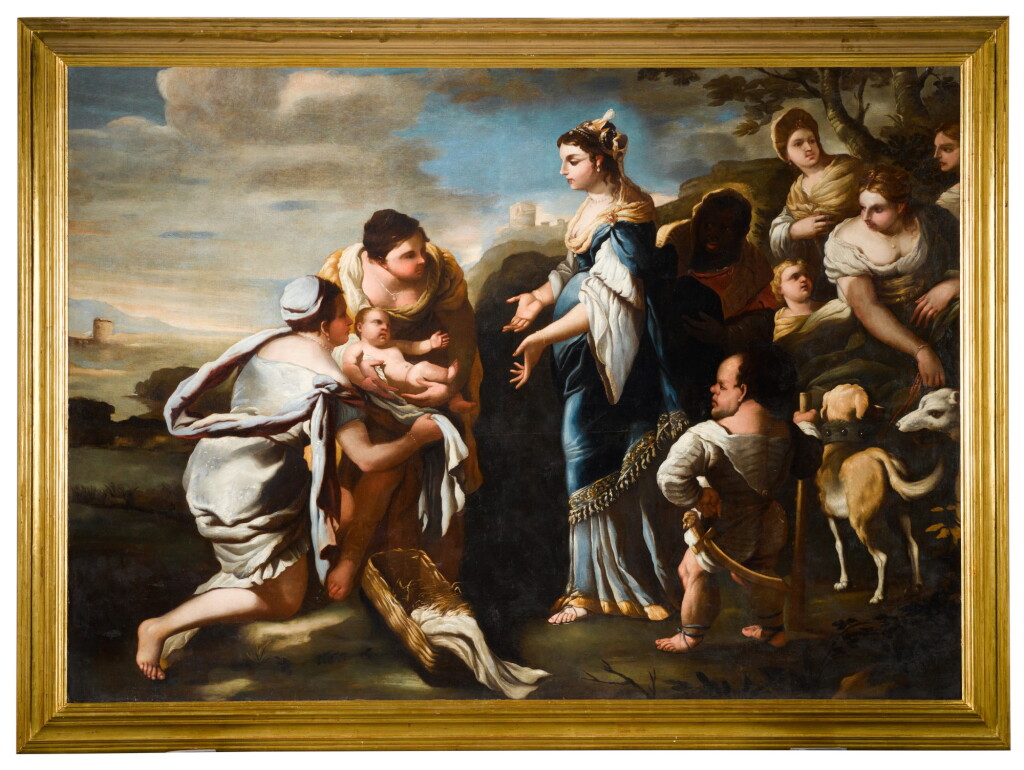 View full screen - View 1 of Lot 13. FOLLOWER OF LUCA GIORDANO, CALLED FA PRESTO | THE FINDING OF MOSES.