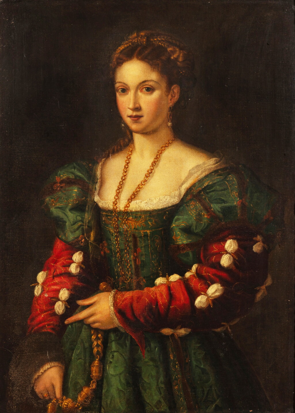 View full screen - View 1 of Lot 105. Portrait of a Lady, Called La Bella.