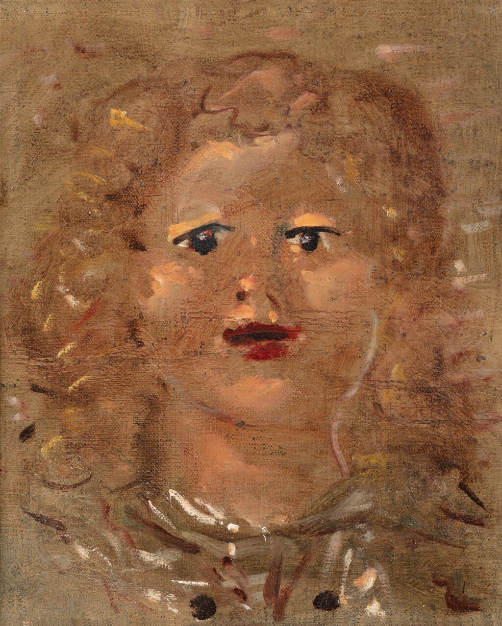 View full screen - View 1 of Lot 161. Portrait de Boby aux cheveux longs.