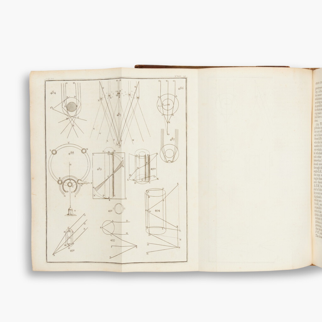 View full screen - View 1 of Lot 121. Smith, Robert | A Compleat System of Opticks. Cambridge: for the author, 1738.