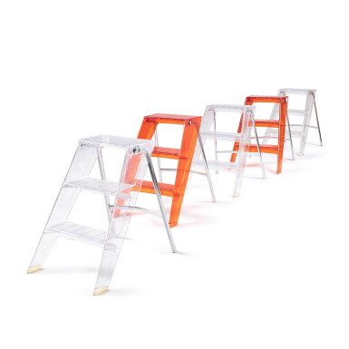 View full screen - View 1 of Lot 543. Five Upper stepladders | .