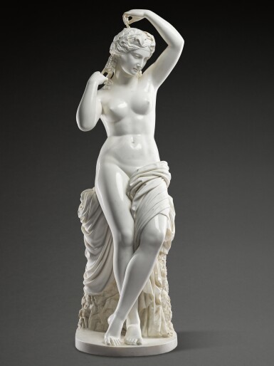 View full screen - View 1 of Lot 46. Bacchante tying her hair.